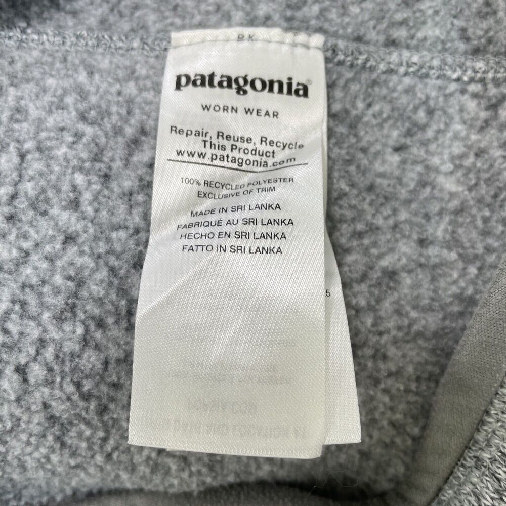 Patagonia Fleece Better Sweater Gray 1/4 Zip Fleece Heathered Womens Size Small - Picture 11 of 16